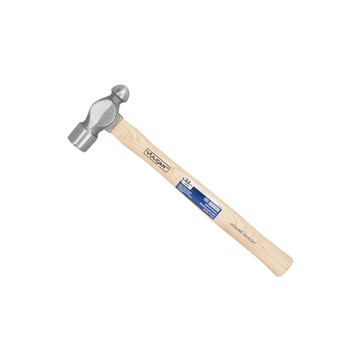 Vulcan BP32H Hammer, 32 oz Head, Ball Pein Head, CS Head, 15-7/8 in OAL
