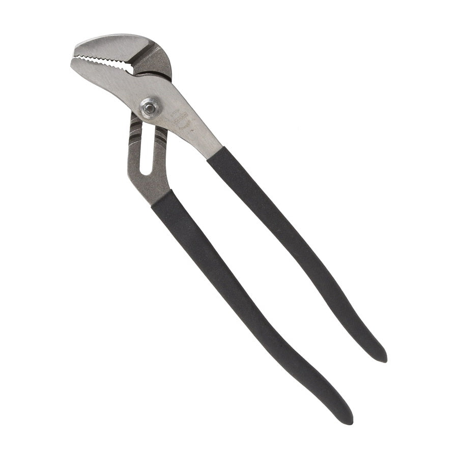 Vulcan JL-NP012 Groove Joint Plier, 12 in OAL, 1-5/8 in Jaw, Black Handle, Non-Slip Handle, 1-5/8 in W Jaw