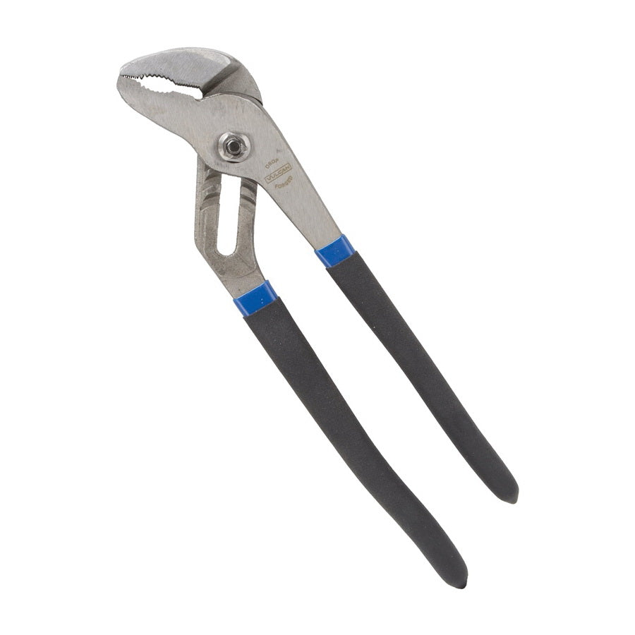 Vulcan PC980-05 Groove Joint Plier, 10 in OAL, 1-5/8 in Jaw, Black &amp; Blue Handle, Non-Slip Handle, 1-5/8 in W Jaw