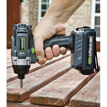 Load image into Gallery viewer, Genesis GLID20A Impact Driver, Battery Included, 20 V, 1.5 Ah, 1/4 in Drive, Hex Drive, 0 to 3800 ipm
