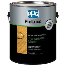 Load image into Gallery viewer, PPG ProLuxe Cetol SRD 366001 Wood Finish, Matte, Natural, Liquid, 1 gal

