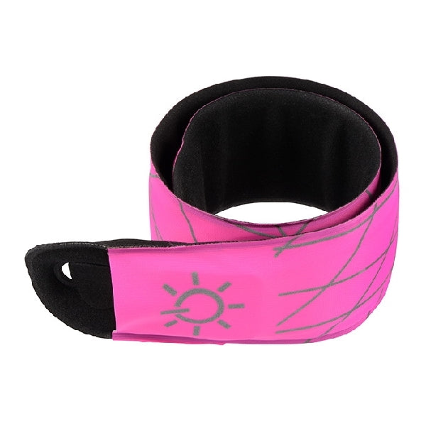 Nite Ize SlapLit Series SLP2-35-R3 LED Slap Wrap, 3 V Battery, Lithium Battery, LED Lamp, 100 hr Run Time, Neon Pink
