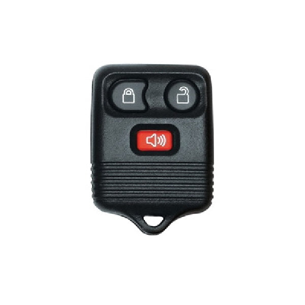 HY-KO 19FORD801S Key Fob Shell, 3-Button, Plastic, Black