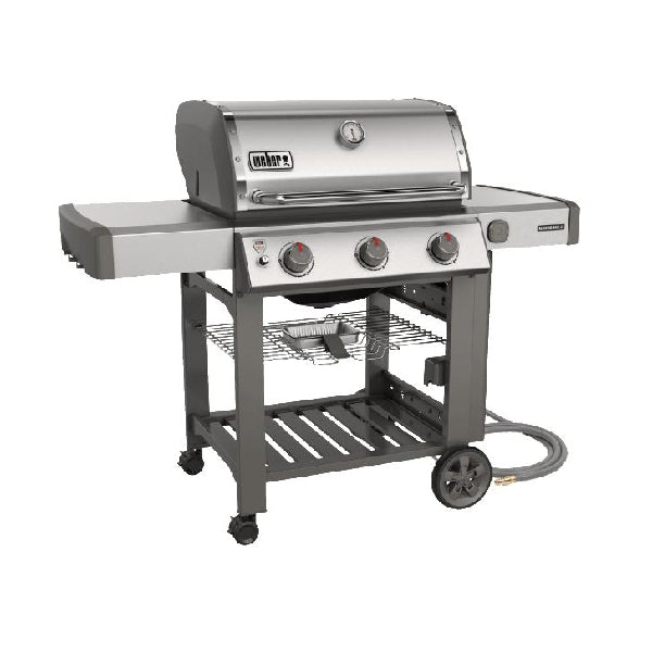 Weber Genesis II 66001001 Gas Grill, 39000 Btu BTU, 3 -Burner, 513 sq-in Primary Cooking Surface