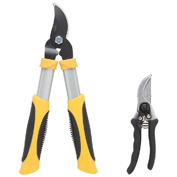 Landscapers Select GL4003+GP1002 Pruning Set, Steel Blade, Steel/ Aluminum Handle, Cushion-Grip Handle