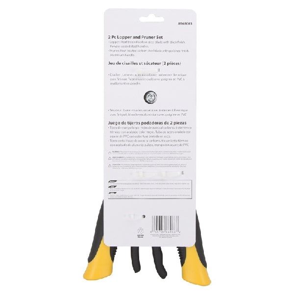 Landscapers Select GL4003+GP1002 Pruning Set, Steel Blade, Steel/ Aluminum Handle, Cushion-Grip Handle