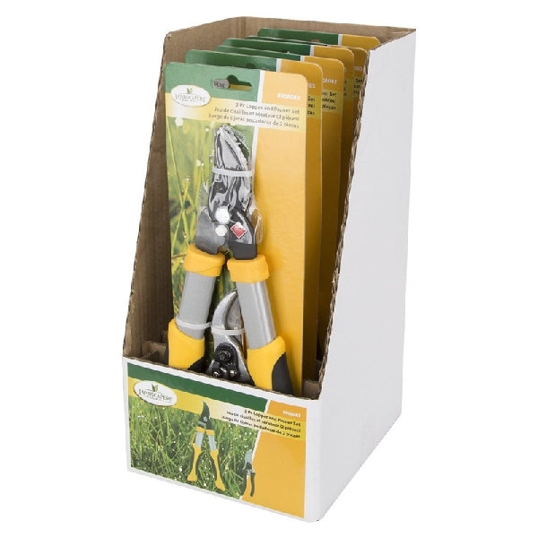 Landscapers Select GL4003+GP1002 Pruning Set, Steel Blade, Steel/ Aluminum Handle, Cushion-Grip Handle