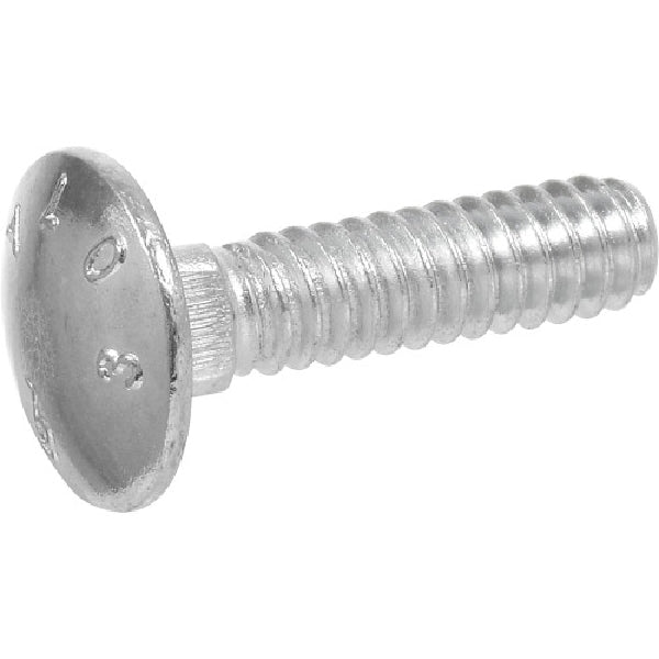 HILLMAN 240108 Carriage Bolt, 3-1/2 in OAL, Zinc-Plated