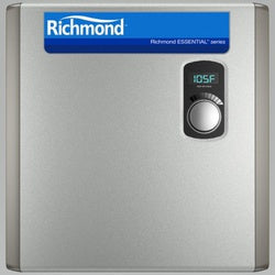 Richmond RMTEX-27 Tankless Electric Water Heater, 113 A, 240 V, 27 kW, 6.6 gpm