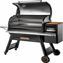Load image into Gallery viewer, Traeger TIMBERLINE 1300 TFB01WLB Pellet Grill, 36,000 Btu, 1300 sq-in Primary Cooking Surface, Stainless Steel Body
