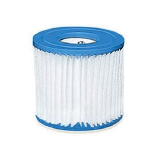 INTEX 29007E Type H Filter Cartridge, Dacron Filter Media, Plastic Housing Material
