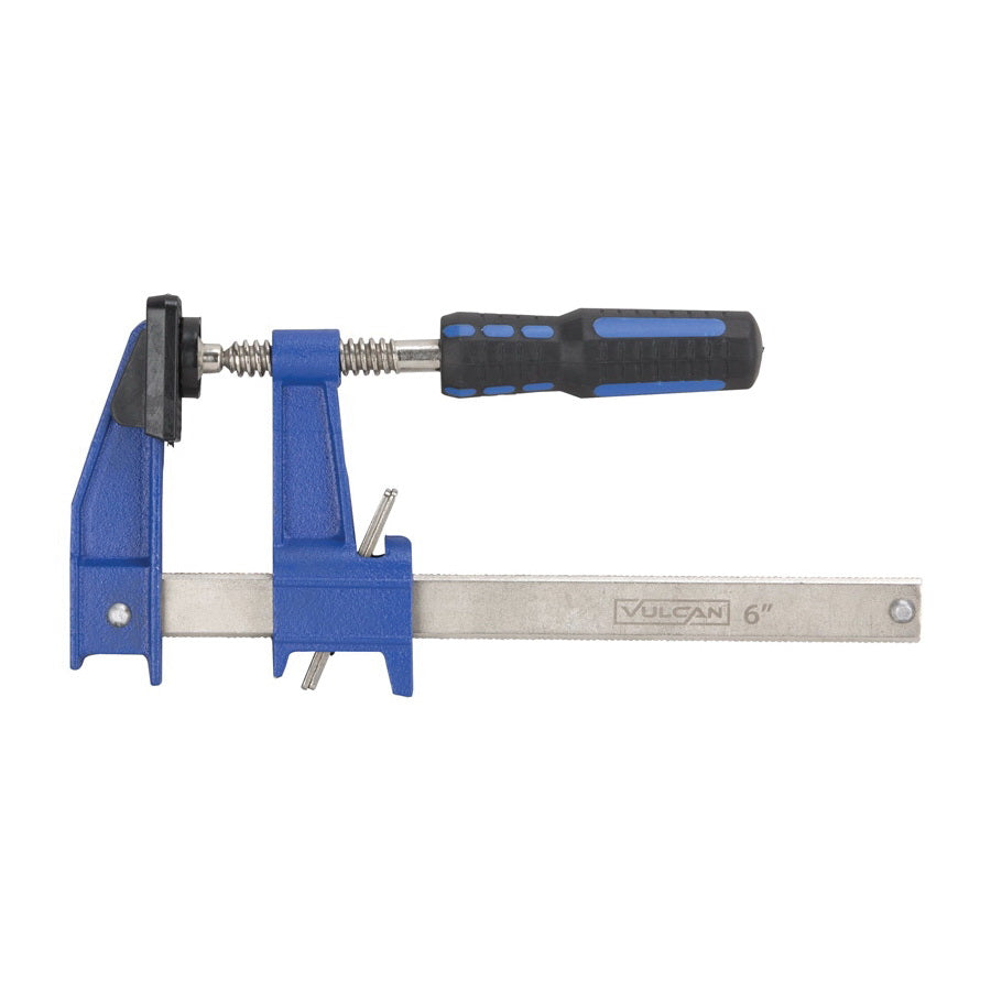 Vulcan JL-SH023-60015 Ratchet Bar Clamp, 6 in Max Opening Size, 2-1/2 in D Throat, Steel Body