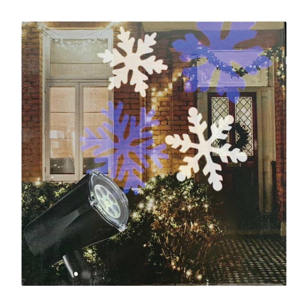 Hometown Holidays 92410 Motion Projector, 300 mA, 120 V, LED Lamp, Blue/White Light, Black