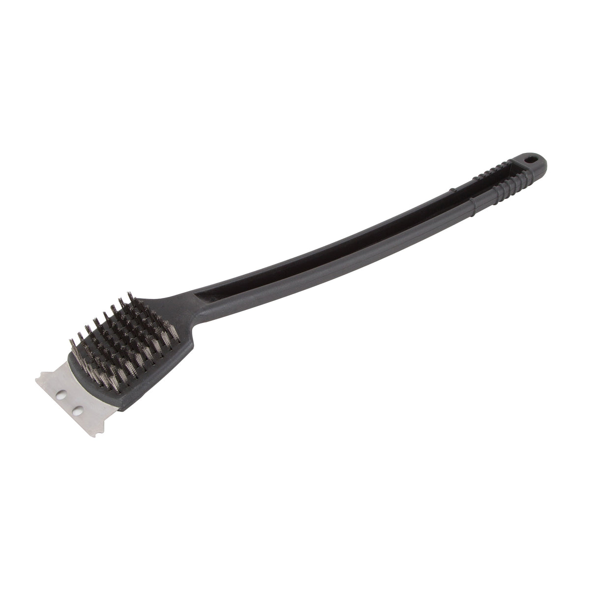 Omaha Grill Brush, 2-1/8 in L Brush, 2 in W Brush, Stainless Steel Bristle, Stainless Steel Bristle