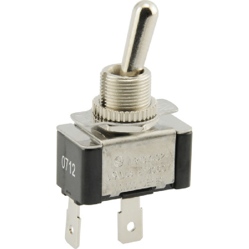 HILLMAN 884437 Toggle Switch, 10/20 A, 125/277 V, Quick-Connect Terminal, Steel Housing Material
