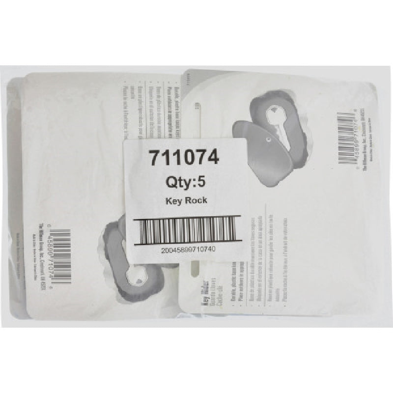 HILLMAN 711074 Key Hider, Rock Shape, Resin, Beige