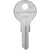 HILLMAN 85728 Home and Office Key Blank, Brass, Nickel-Plated, For: FR-3 Locks