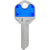 HILLMAN 86228 Key Blank, Brass, Nickel-Plated, For: Kwikset KW-1 Locks