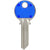 HILLMAN 86250 Key Blank, Brass, Nickel-Plated, For: Fortress Y-1 Locks