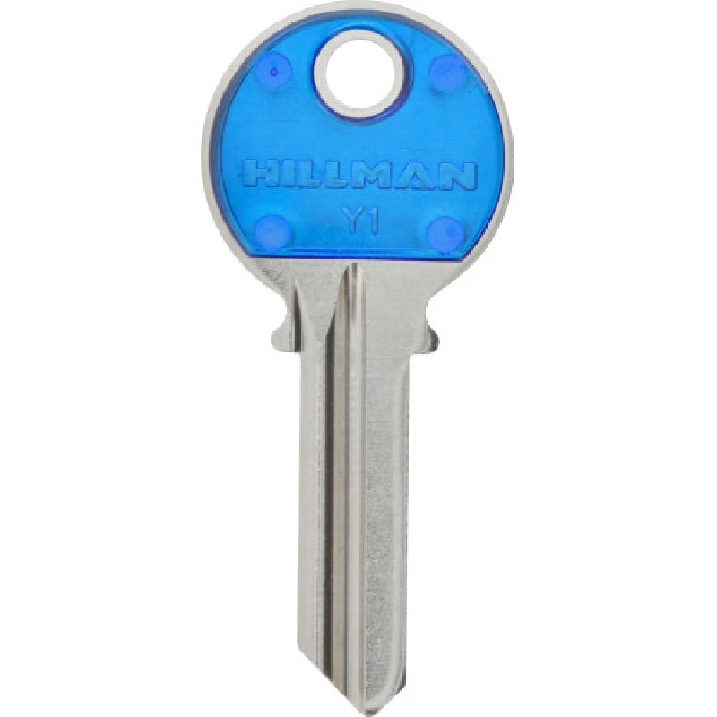 HILLMAN 86250 Key Blank, Brass, Nickel-Plated, For: Fortress Y-1 Locks