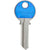 HILLMAN 86250 Key Blank, Brass, Nickel-Plated, For: Fortress Y-1 Locks