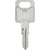 HILLMAN 86716 Home and Office Key Blank, Brass, Nickel-Plated, For: FIC1 1617/FIC3 Locks