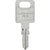 HILLMAN 86716 Home and Office Key Blank, Brass, Nickel-Plated, For: FIC1 1617/FIC3 Locks