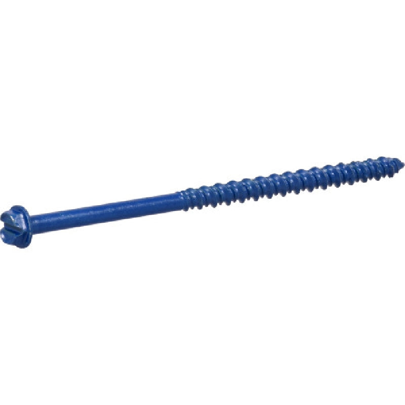 HILLMAN 375291 Concrete Screw Anchor, 3/16 in Dia, 3-3/4 in L, 235 lb