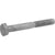 HILLMAN 811591 Hex Bolt, 3/8 in Thread, 4-1/2 in OAL, 2 Grade, Steel, Galvanized, SAE Measuring, Coarse Thread