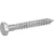 HILLMAN 812006 Lag Screw, 1-1/2 in OAL, 2 Grade, Steel, Galvanized