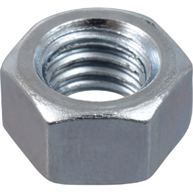 HILLMAN 150012 Hex Nut, Coarse Thread, Steel, Zinc-Plated, 2 Grade