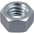 HILLMAN 150012 Hex Nut, Coarse Thread, Steel, Zinc-Plated, 2 Grade