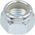 HILLMAN 180159 Stop Nut, Nylon Insert, Coarse Thread, Steel, Zinc-Plated