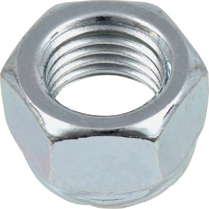 HILLMAN 180153 Stop Nut, Nylon Insert, Coarse Thread, Steel, Zinc-Plated