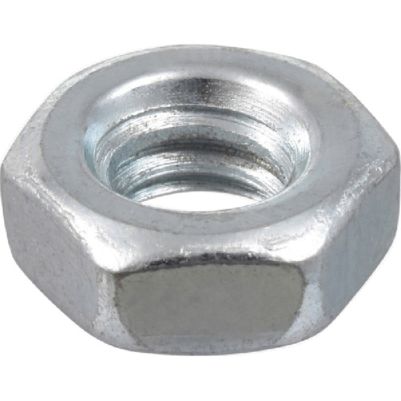 HILLMAN 41214 Hex Nut, Coarse Thread, Steel, Zinc-Plated