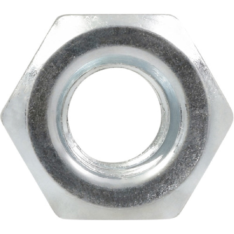 HILLMAN 42272 Stop Nut, Nylon Insert, Coarse Thread, Zinc-Plated