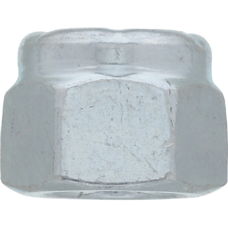 HILLMAN 42274 Stop Nut, Nylon Insert, Coarse Thread, Zinc-Plated