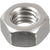 HILLMAN 42357 Hex Nut, Coarse Thread, Steel, Stainless Steel, 2 Grade