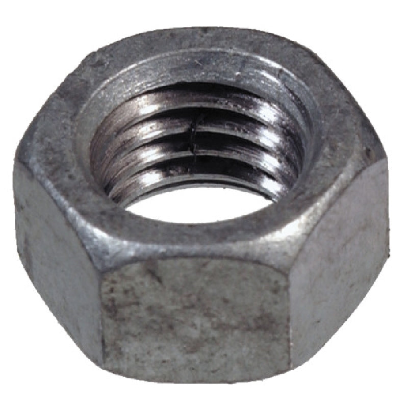 HILLMAN 660833 Hex Nut, Coarse Thread, Steel, Galvanized, 2 Grade