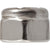 HILLMAN 829722 Stop Nut, Nylon Insert, Coarse Thread, Stainless Steel, Stainless Steel