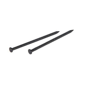 HILLMAN 41811 Panel Nail, 1-5/8 in L, Steel, Panel Head, Ring Shank, Black, 6 oz