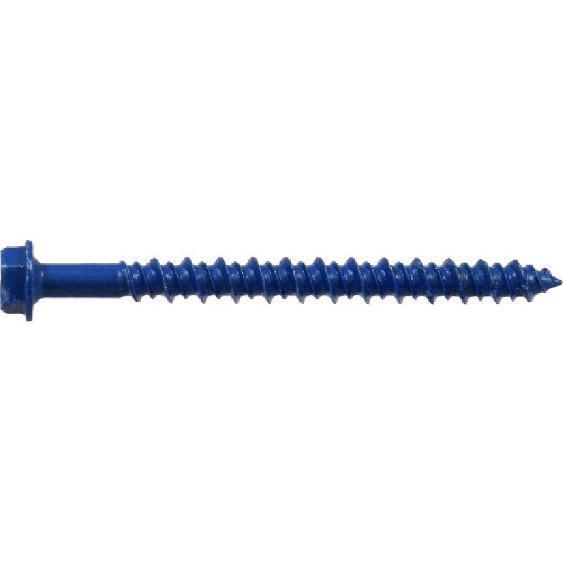 HILLMAN 375288 Screw Anchor, 3/16 in Thread, 2-1/4 in L, Flat Head, Phillips Drive, 100 PK