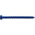 HILLMAN 375288 Screw Anchor, 3/16 in Thread, 2-1/4 in L, Flat Head, Phillips Drive, 100 PK