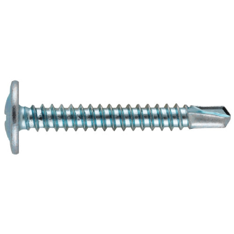 HILLMAN 40749 Lath Screw, 1/2 in L, Truss Washer Head, Self-Drilling Point, 100 PK