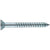 HILLMAN 40826 Screw, #8 Thread, 1 in L, Flat Head, Phillips Drive, Standard Point, Zinc-Plated, 100 PK