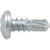 HILLMAN 41502 Screw, #6 Thread, 1/2 in L, Coarse Thread, Pan Head, Phillips Drive, Self-Drilling Point, Zinc-Plated