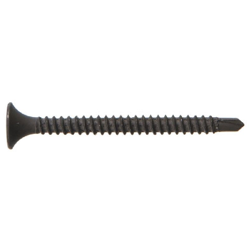 HILLMAN 41875 Screw, #6 Thread, 1-5/8 in L, Fine Thread, Bugle Head, Phillips Drive, Self-Drilling Point, 50 PK