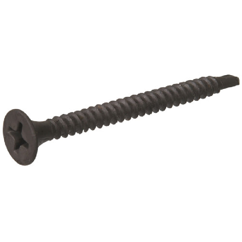 HILLMAN 41875 Screw, #6 Thread, 1-5/8 in L, Fine Thread, Bugle Head, Phillips Drive, Self-Drilling Point, 50 PK