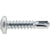 HILLMAN 41880 Screw, #6-20 Thread, 3/4 in L, Coarse Thread, Pan Head, Phillips Drive, Self-Drilling Point, Zinc-Plated