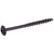 HILLMAN 41937 Cabinet Screw, #10 Thread, 2-1/2 in L, Coarse Thread, Truss Head, Phillips Drive, Black Phosphate